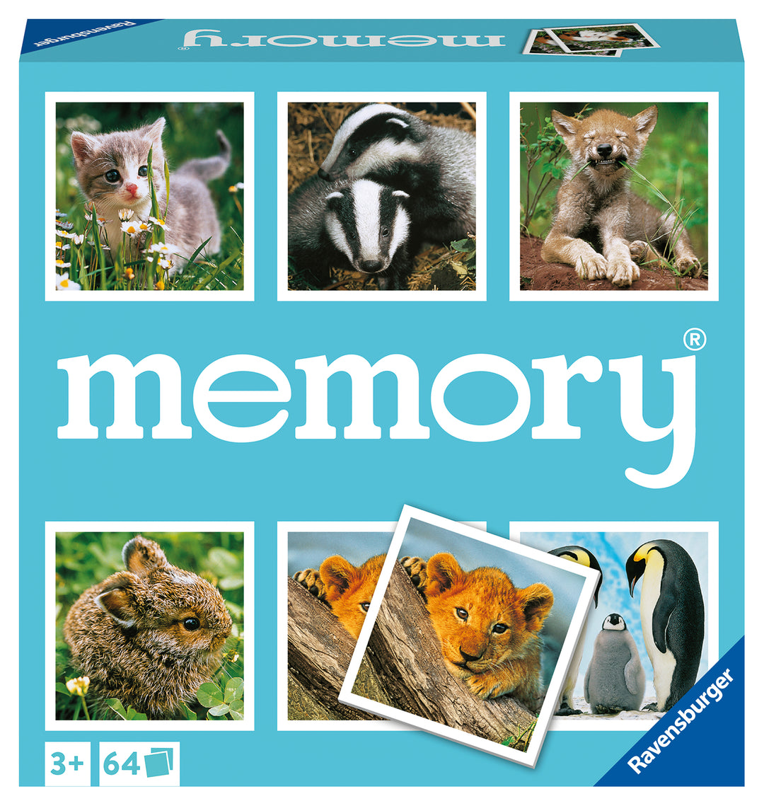 Animal Babies memory (DE/EN/FR/IT) - Ravensburger - Board Games