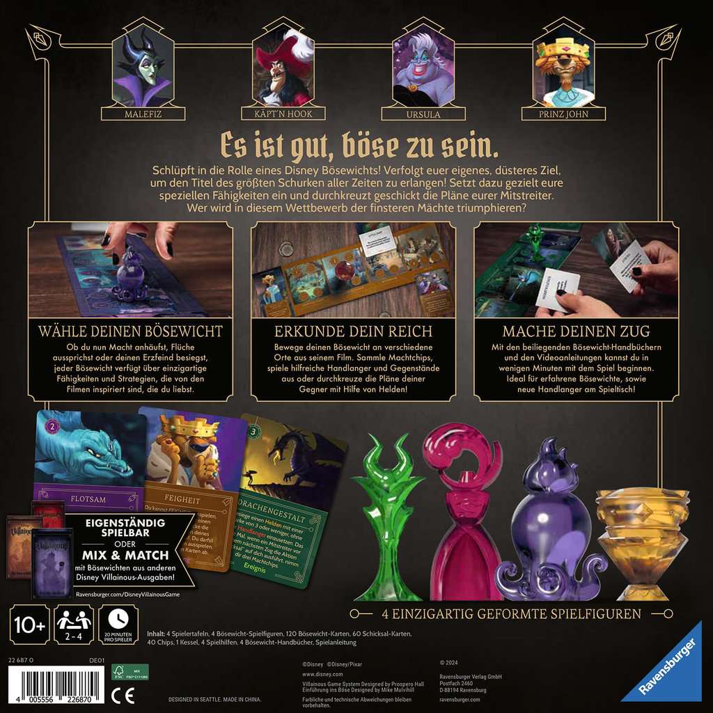 Disney Villainous: Einführung ins Böse - incl. Lorcana Promo (DE)