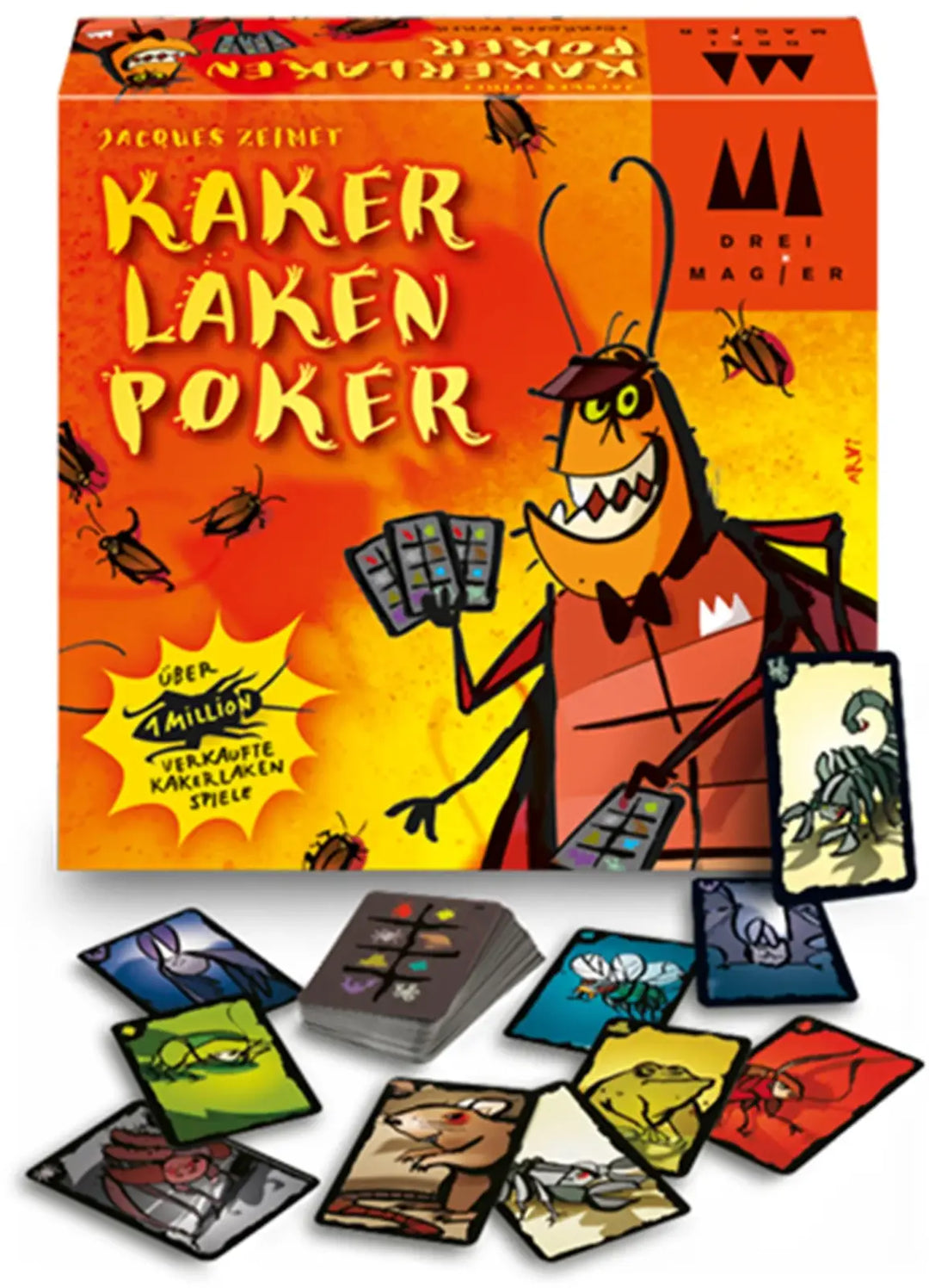 Kakerlakenpoker (DE/EN/IT/FR) - Drei Magier Spiele - Board Games