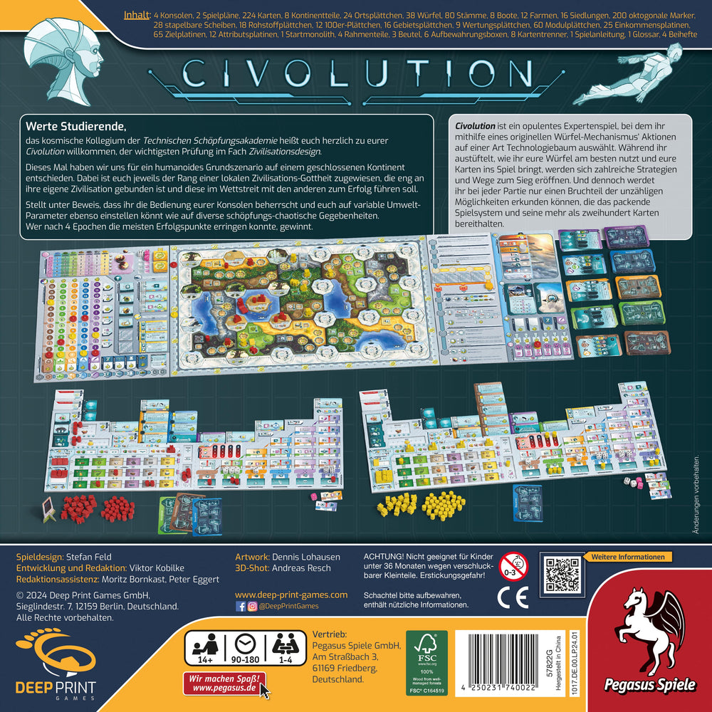 Civolution (DE) - Deep Print Games - Board Games