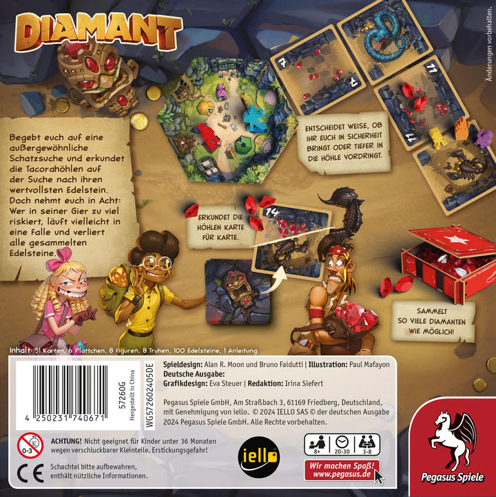 Diamant (DE) - Pegasus Spiele - Board Games