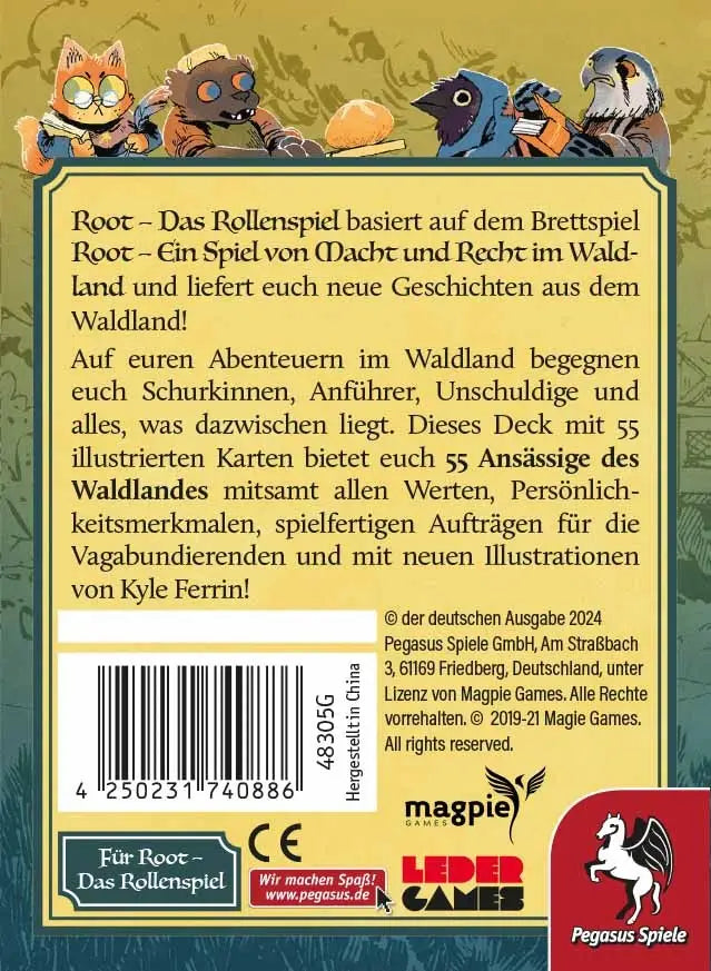 Root RPG: Waldlandkarten (DE)