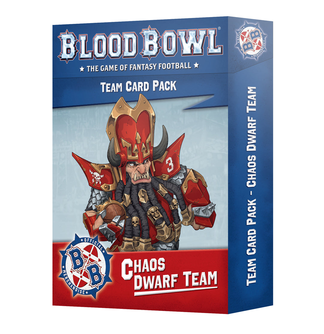 Blood Bowl: Chaos Dwarf - Team Cards (EN)