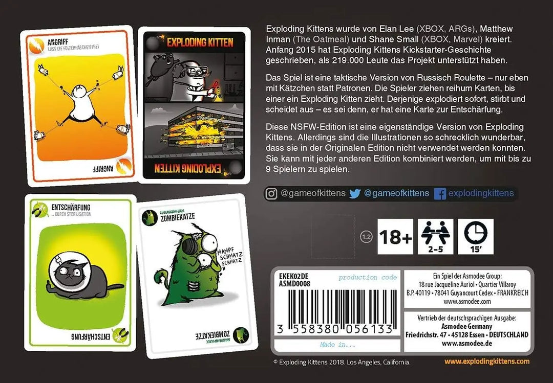 Exploding Kittens: NSFW (DE)