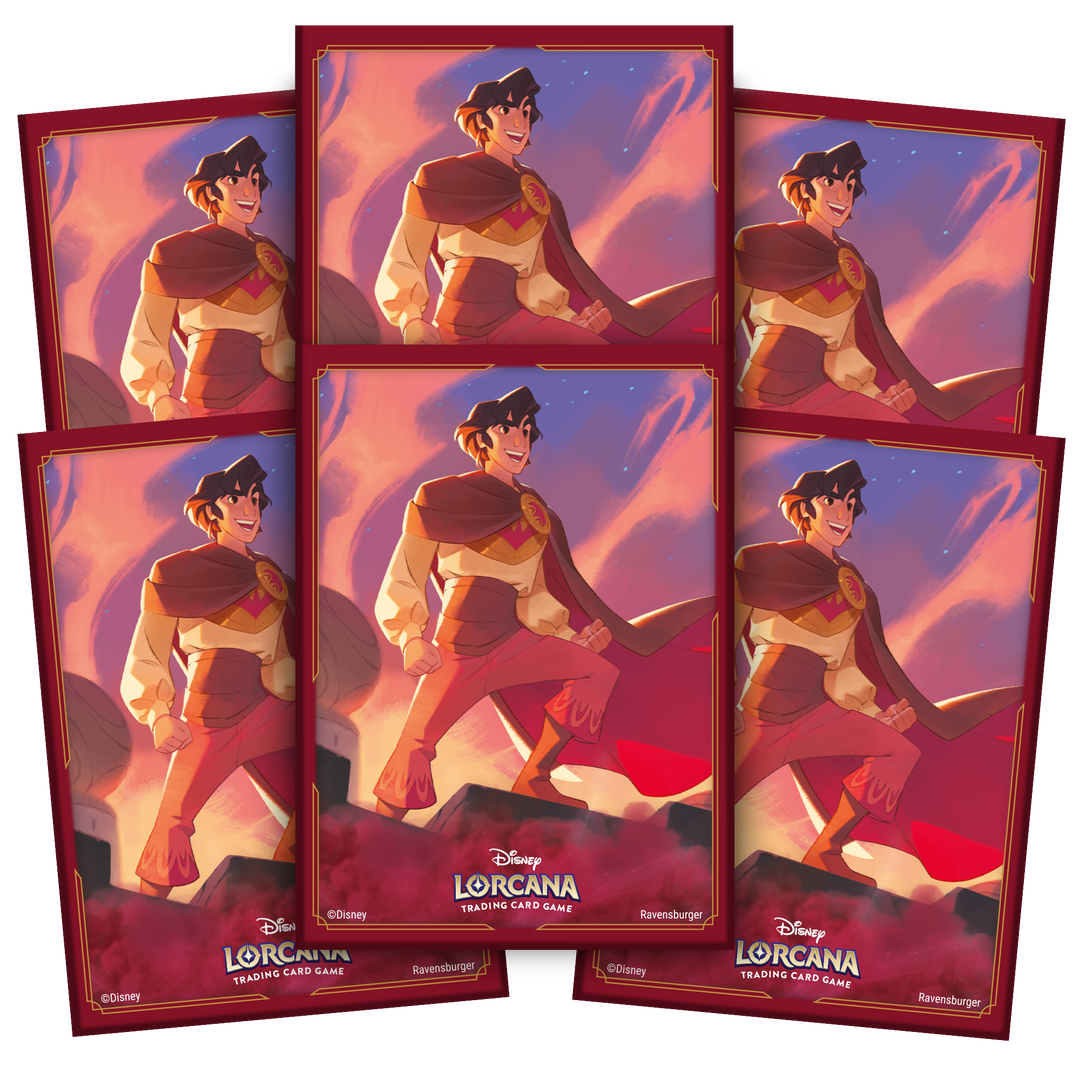 Disney Lorcana: Shimmering Skies - Card Sleeves - Aladdin (65) - Ravensburger - Accessories