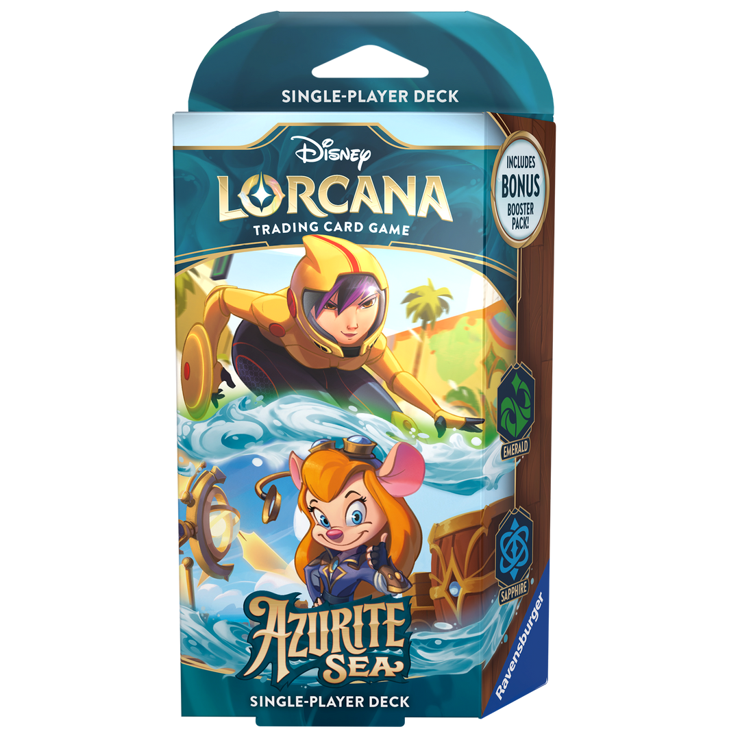 Disney Lorcana: Azurite Sea - Emerald/Sapphire - Starter Deck (EN)