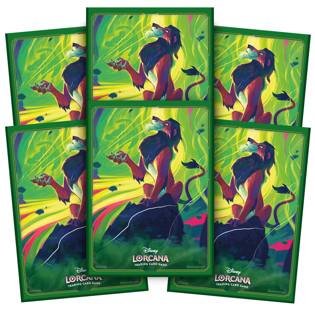 Disney Lorcana: Azurite Sea - Card Sleeves - Scar (65)