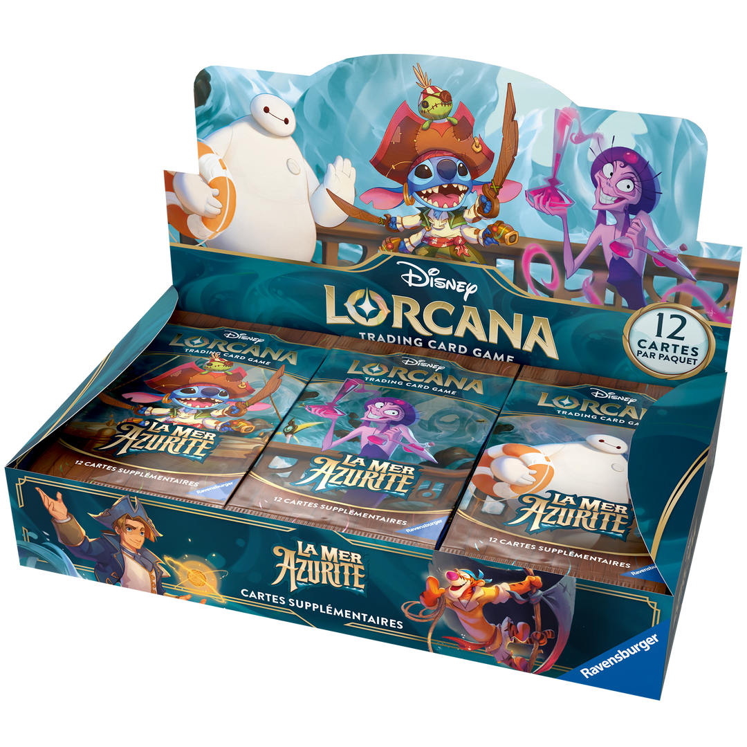 Disney Lorcana: La Mer Azurite - Booster Display (24 Booster) (FR)