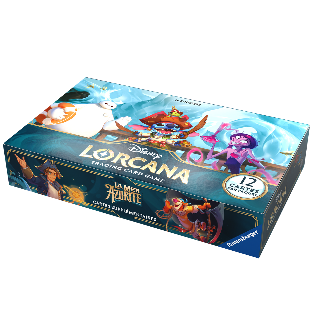 Disney Lorcana: La Mer Azurite - Booster Display (24 Booster) (FR)