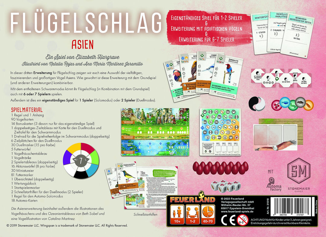 Flügelschlag: Asien (DE)