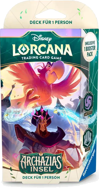 Disney Lorcana: Archazias Insel - Amethyst/Stahl - Starter Deck (DE)