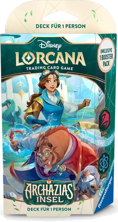 Disney Lorcana: Archazias Insel - Rubin/Saphir - Starter Deck (DE)