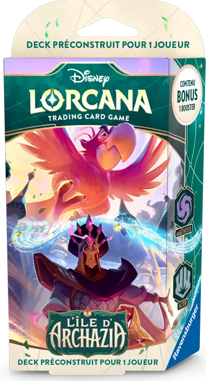 Disney Lorcana: L'île d'Archazia - Améthyste/Acier - Starter Deck (FR)