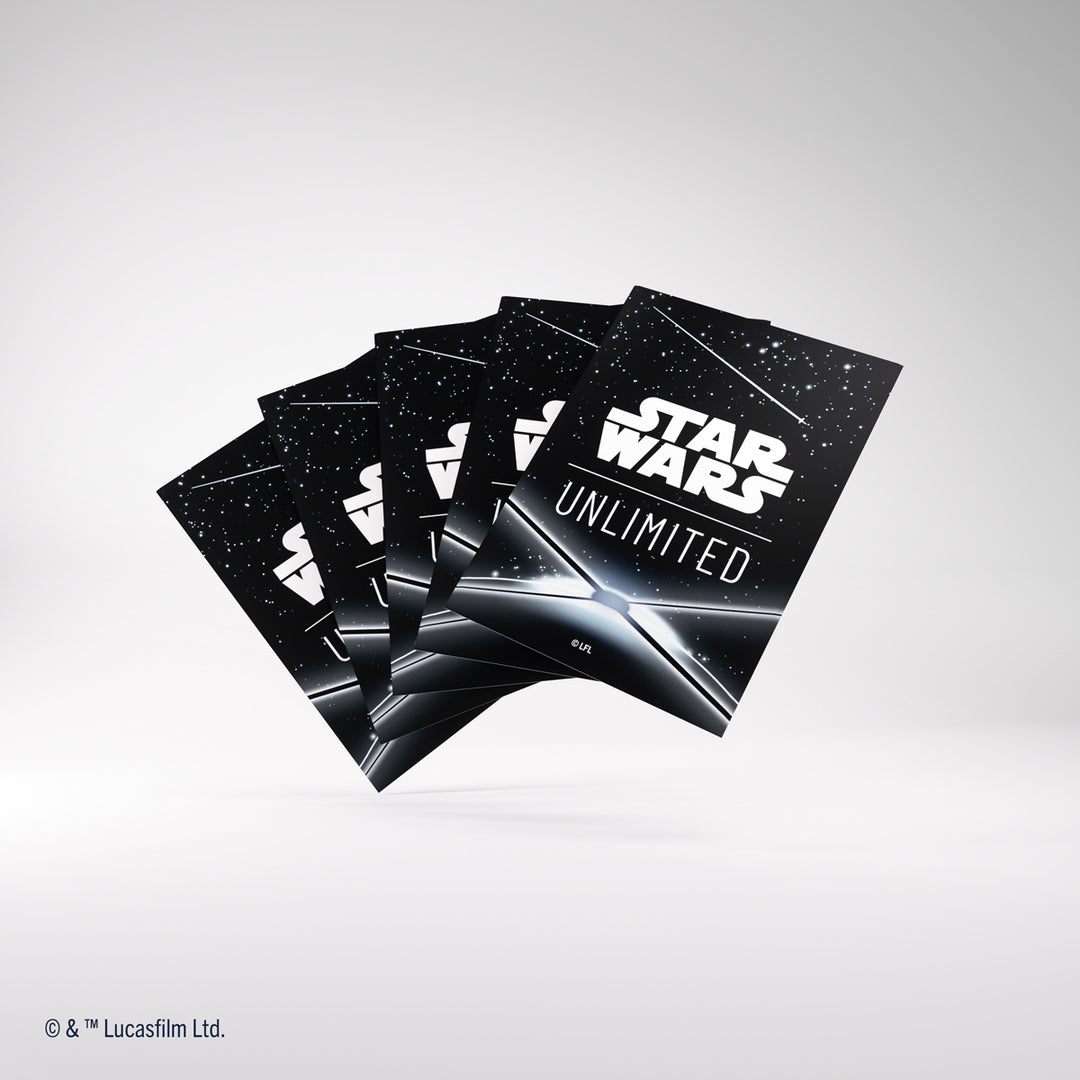 Gamegenic - Star Wars: Unlimited - Art Sleeves - Card Back - Black