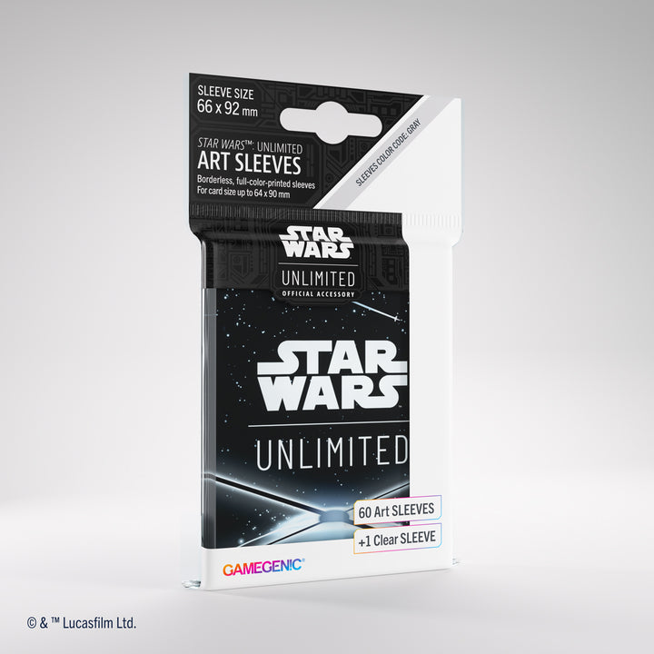 Gamegenic - Star Wars: Unlimited - Art Sleeves - Card Back - Black