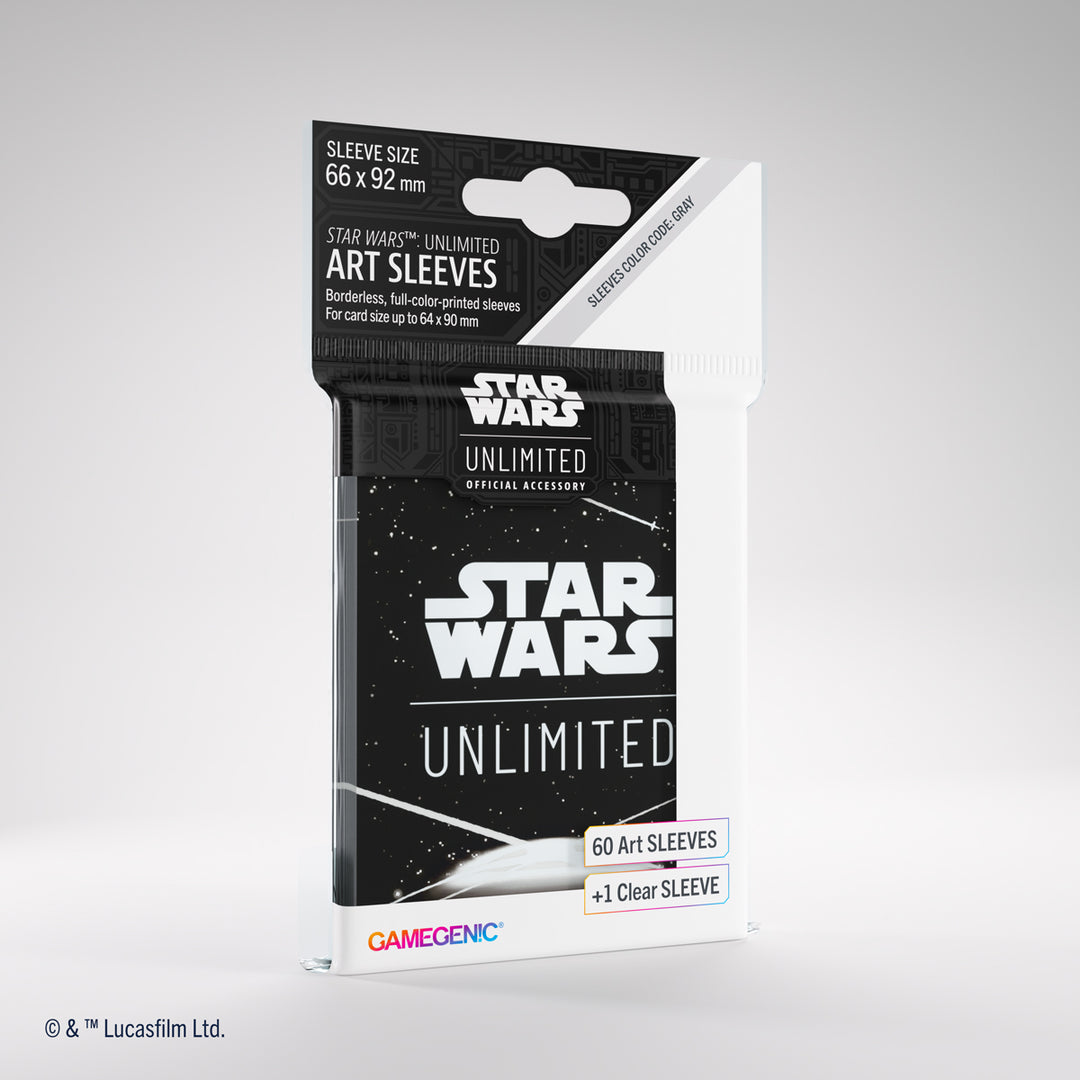 Gamegenic - Star Wars: Unlimited - Art Sleeves - Card Back - White