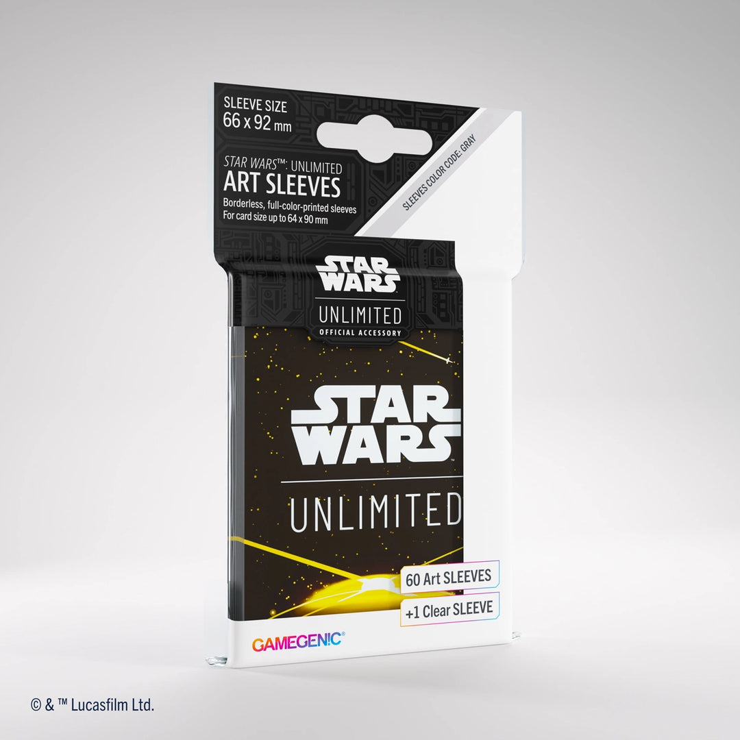 Gamegenic - Star Wars: Unlimited - Art Sleeves - Card Back - Yellow