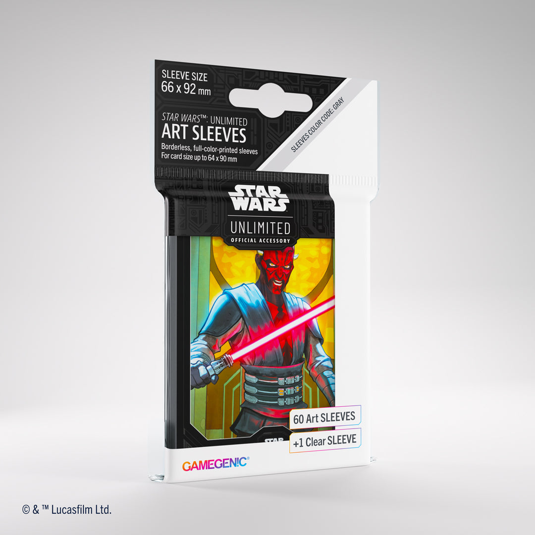 Gamegenic - Star Wars: Unlimited - Art Sleeves - Darth Maul