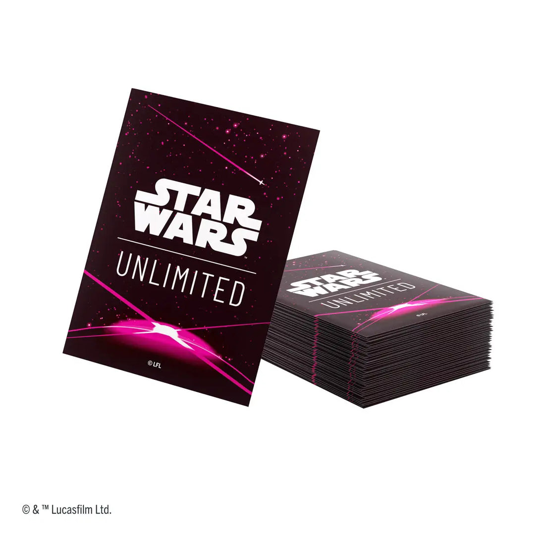 Art Sleeves: Star Wars Unlimited - Card Back - Magenta