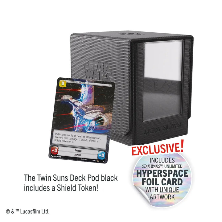 Deck Pod: Star Wars Unlimited - Twin Suns - Black