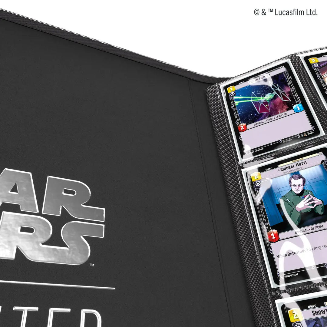 Zip-Up Album: Star Wars Unlimited - 18-Pocket - Black