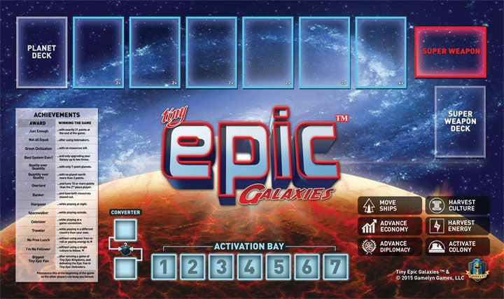 Tiny Epic: Galaxies - Game Mat (EN) - Gamelyn Games - Accessories