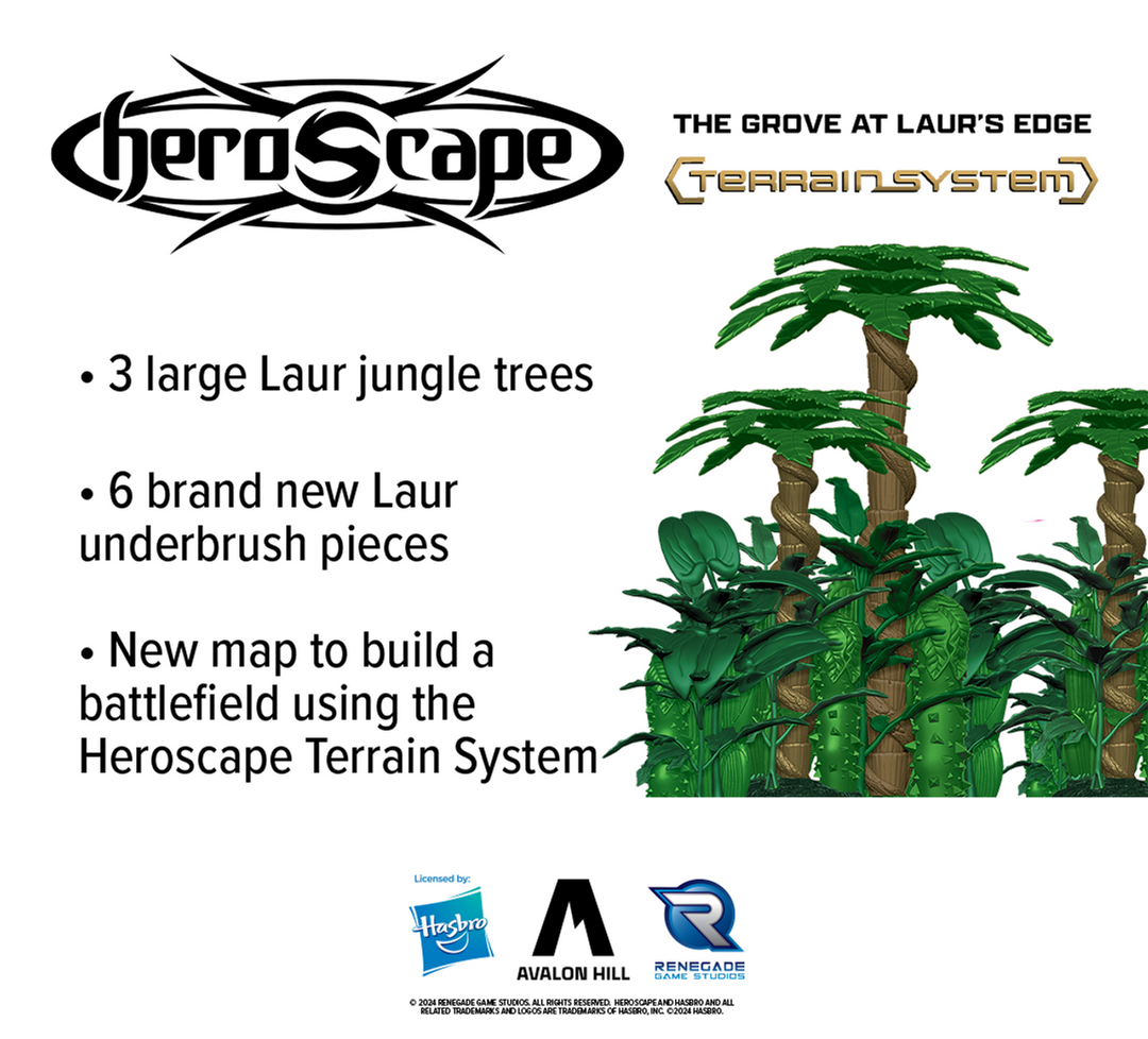 HeroScape: Terrain System - The Grove at Laurs Edge (EN)