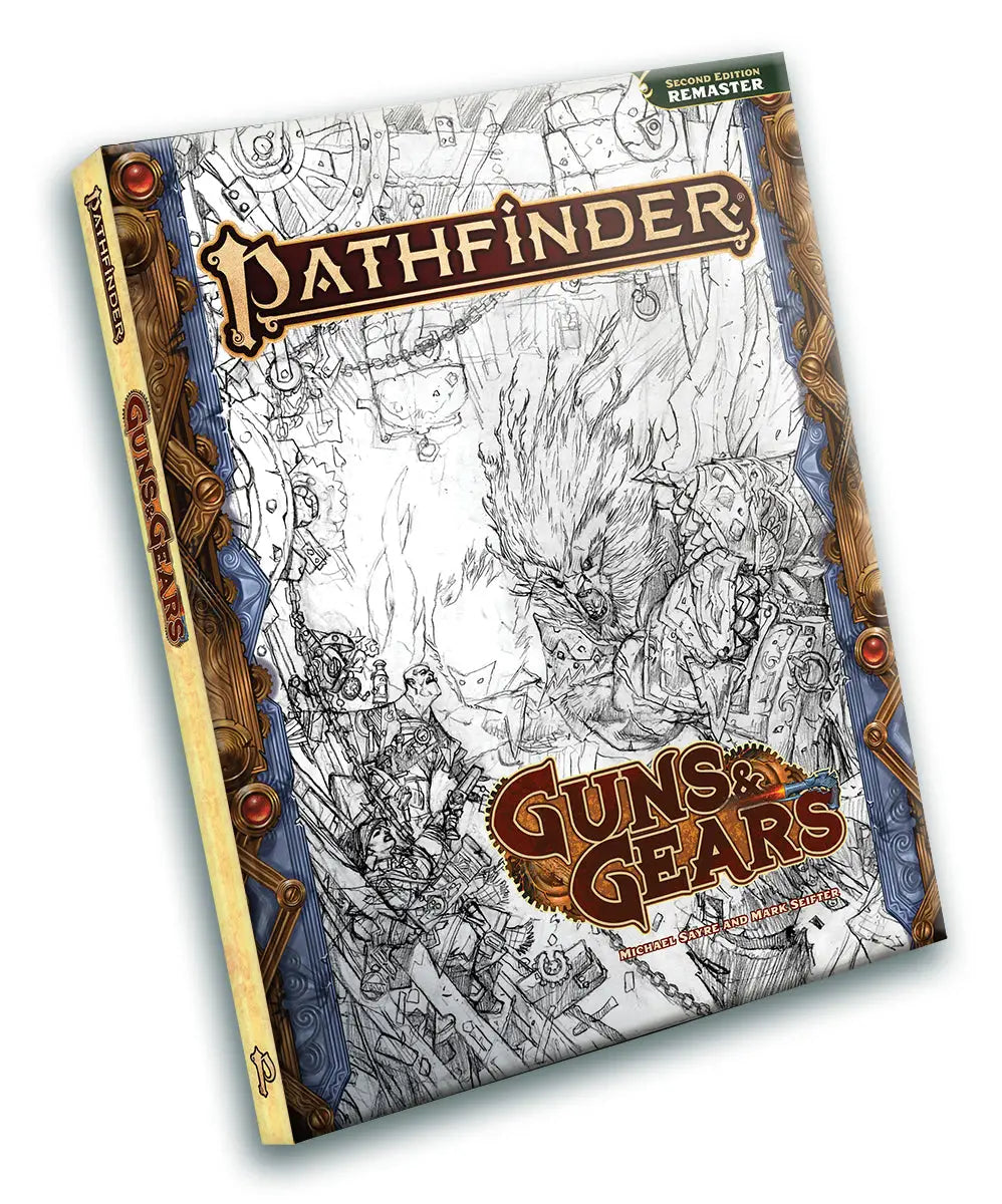 Pathfinder RPG: 2nd Editon - Guns & Gears - Sketch Cover (EN)