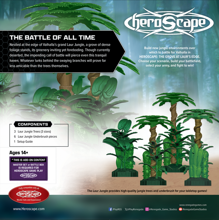 HeroScape: Terrain System - The Grove at Laurs Edge (EN)