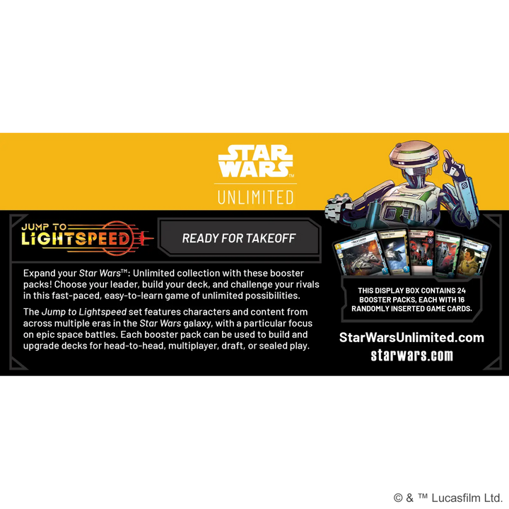 Star Wars: Unlimited - Jump to Lightspeed - Display (24 Booster) (EN)