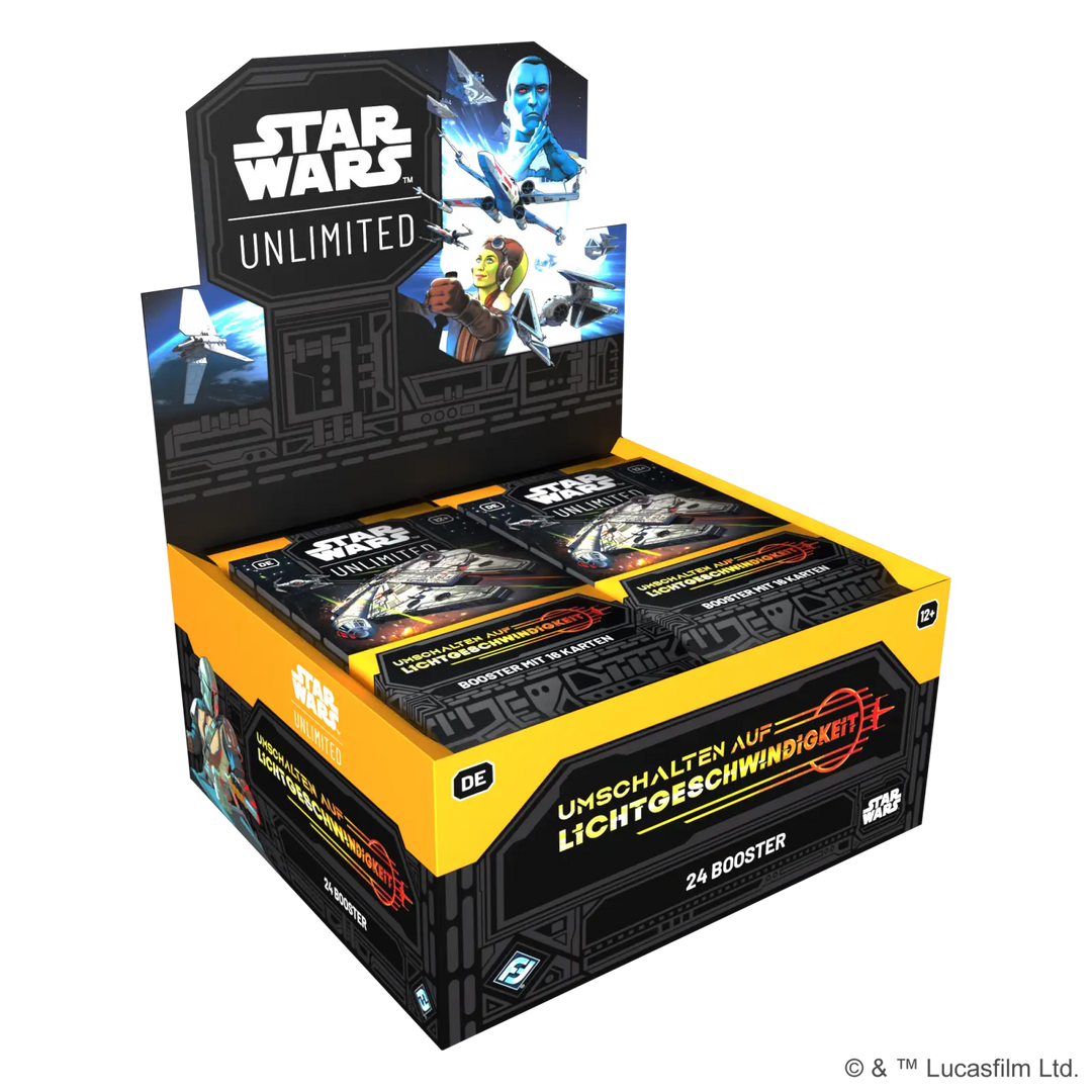 Star Wars: Unlimited - Umschalten auf Lichtgeschwindigkeit - Display (24 Booster) (DE)