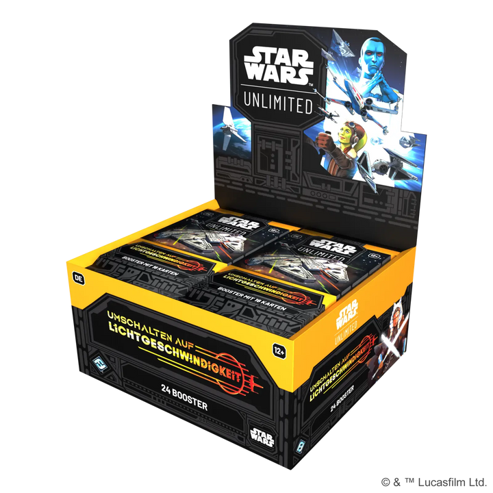 Star Wars: Unlimited - Umschalten auf Lichtgeschwindigkeit - Display (24 Booster) (DE)