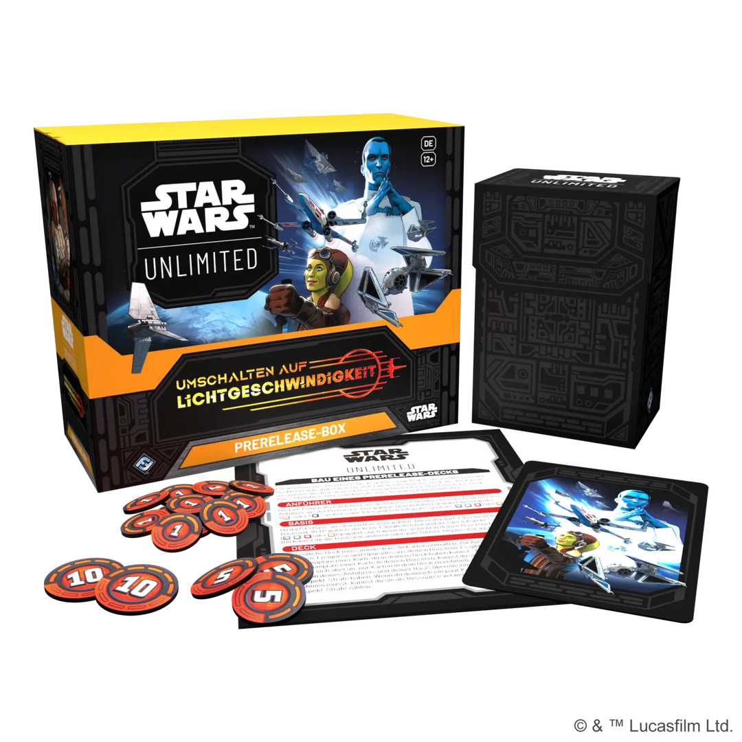 Star Wars: Unlimited - Umschalten auf Lichtgeschwindigkeit - Prerelease Box (DE)