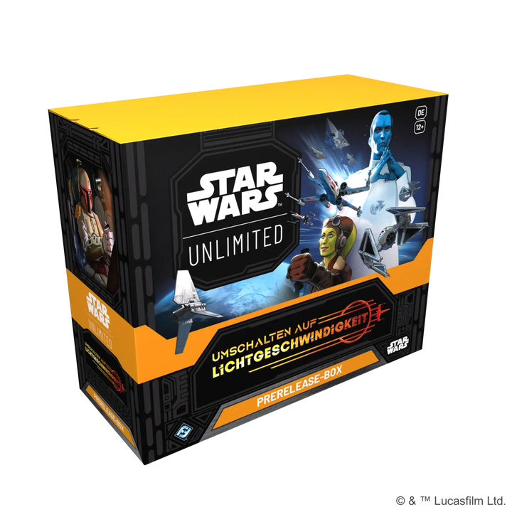 Star Wars: Unlimited - Umschalten auf Lichtgeschwindigkeit - Prerelease Box (DE)