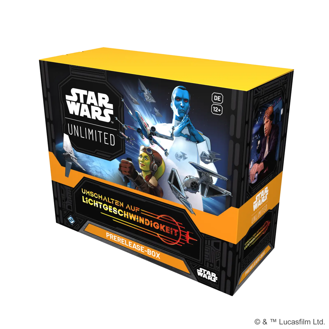 Star Wars: Unlimited - Umschalten auf Lichtgeschwindigkeit - Prerelease Box (DE)