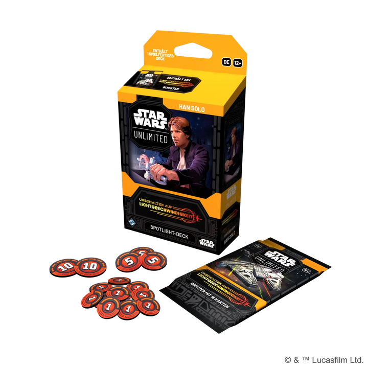 Star Wars: Unlimited - Umschalten auf Lichtgeschwindigkeit- Spotlight Starter Deck - Han Solo (DE)