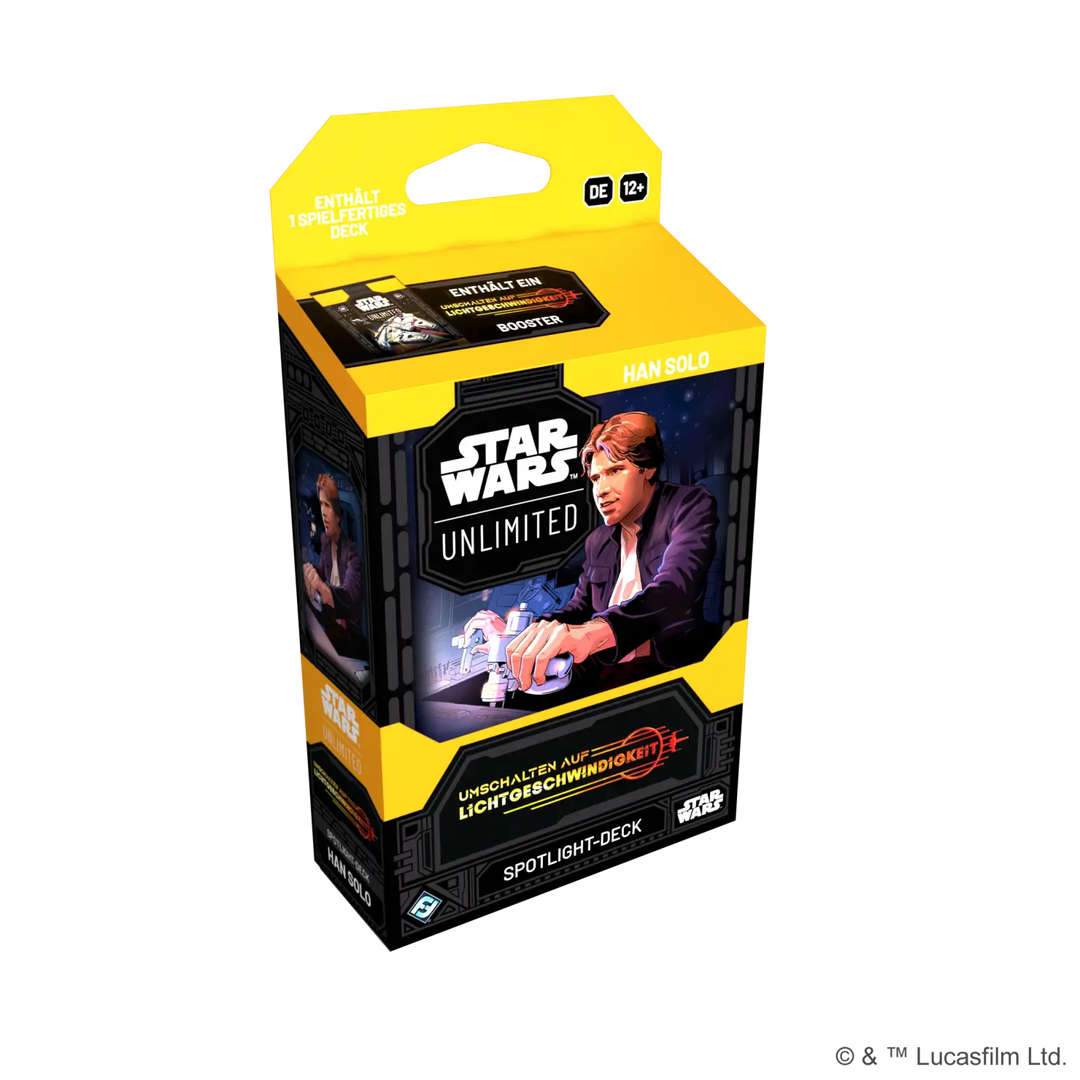 Star Wars: Unlimited - Umschalten auf Lichtgeschwindigkeit- Spotlight Starter Deck - Han Solo (DE)