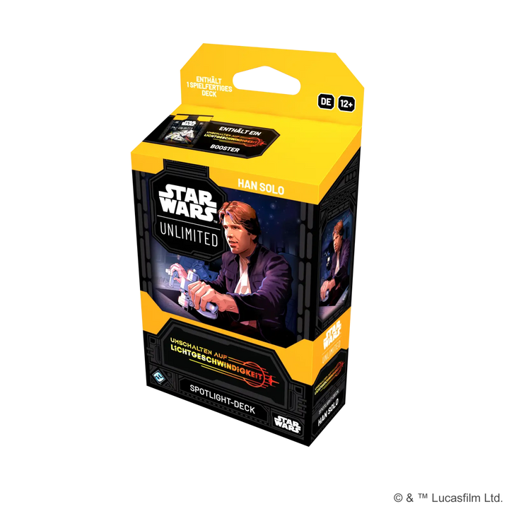 Star Wars: Unlimited - Umschalten auf Lichtgeschwindigkeit- Spotlight Starter Deck - Han Solo (DE)