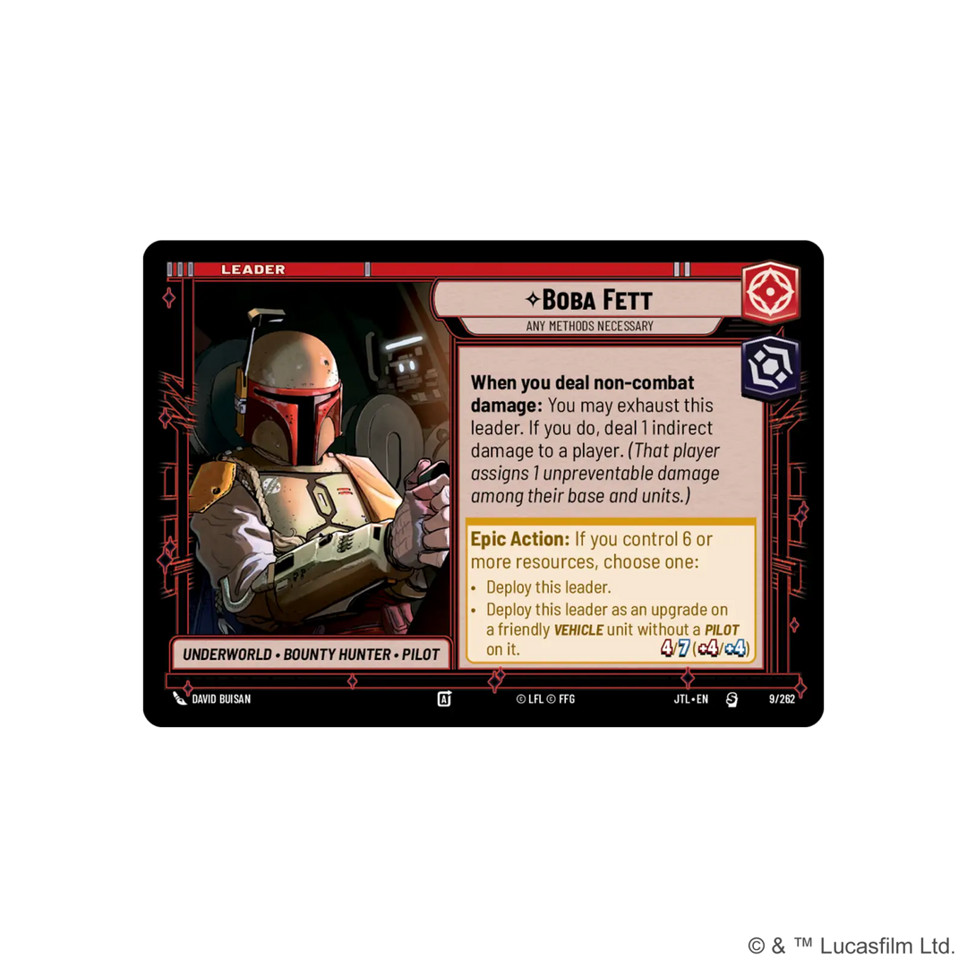 Star Wars: Unlimited - Jump to Lightspeed - Spotlight Starter Deck - Boba Fett (EN)