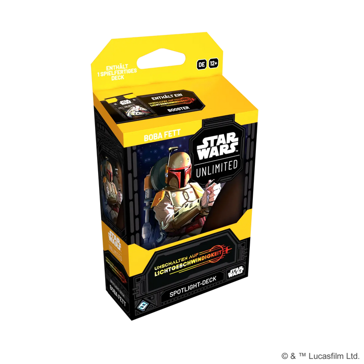 Star Wars: Unlimited - Umschalten auf Lichtgeschwindigkeit- Spotlight Starter Deck - Boba Fett (DE)