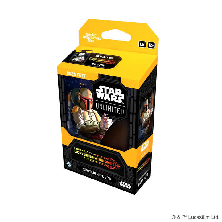 Star Wars: Unlimited - Umschalten auf Lichtgeschwindigkeit- Spotlight Starter Deck - Boba Fett (DE)