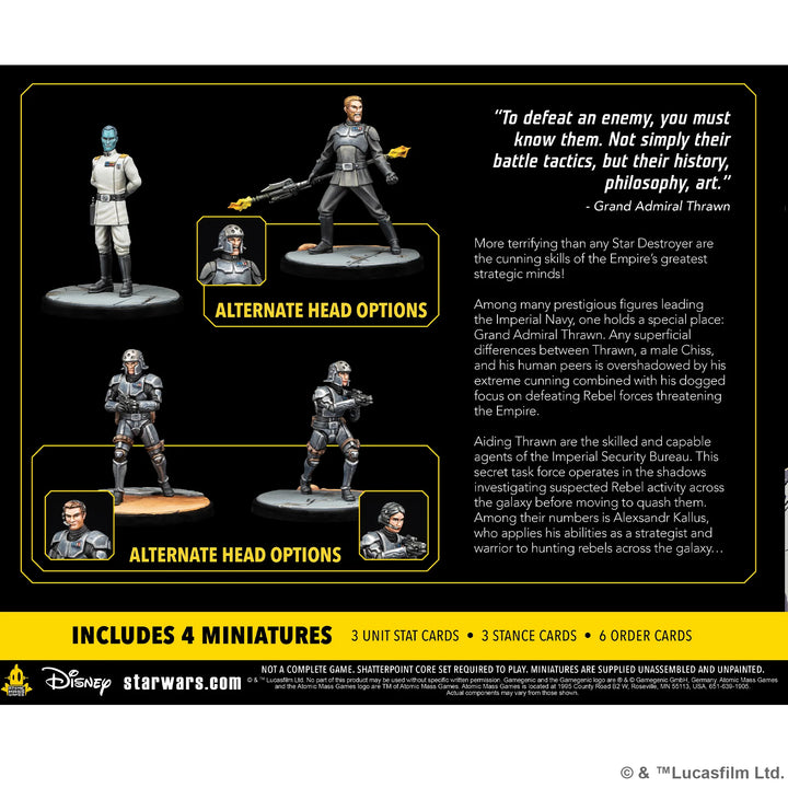 Star Wars: Shatterpoint - Grand Admiral Thrawn Squad (EN/DE/FR/SP) - Atomic Mass Games - Miniature Games