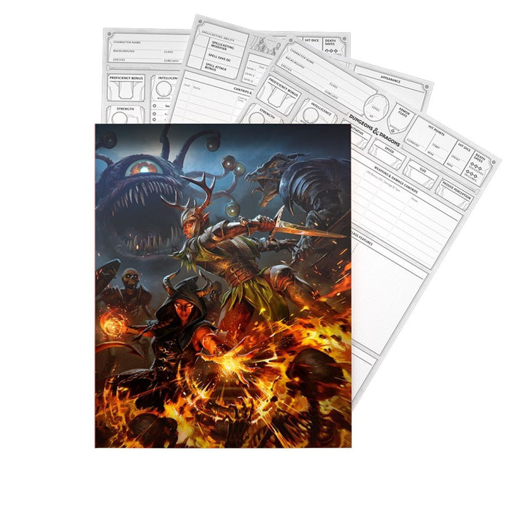 Dungeons & Dragons RPG: 2024 - Character Sheets (EN) - Wizards of the Coast - Roleplaying Games