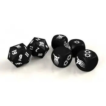 Achtung! Cthulhu 2d20: Black Sun Dice Set - Modiphius Entertainment - Accessories