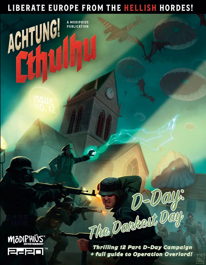 Achtung! Cthulhu 2d20: D-Day - The Darkest Day (EN) - Modiphius Entertainment - Roleplaying Games