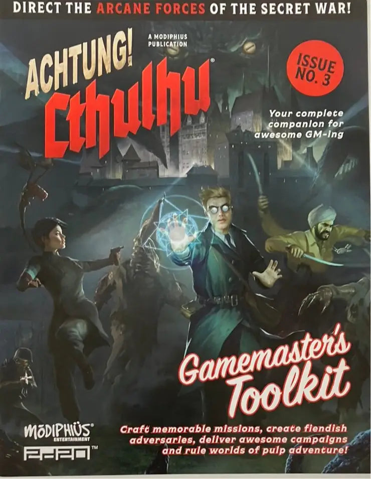 Achtung! Cthulhu 2d20: Gamemaster’s Screen & Toolkit (EN) - Modiphius Entertainment - Roleplaying Games