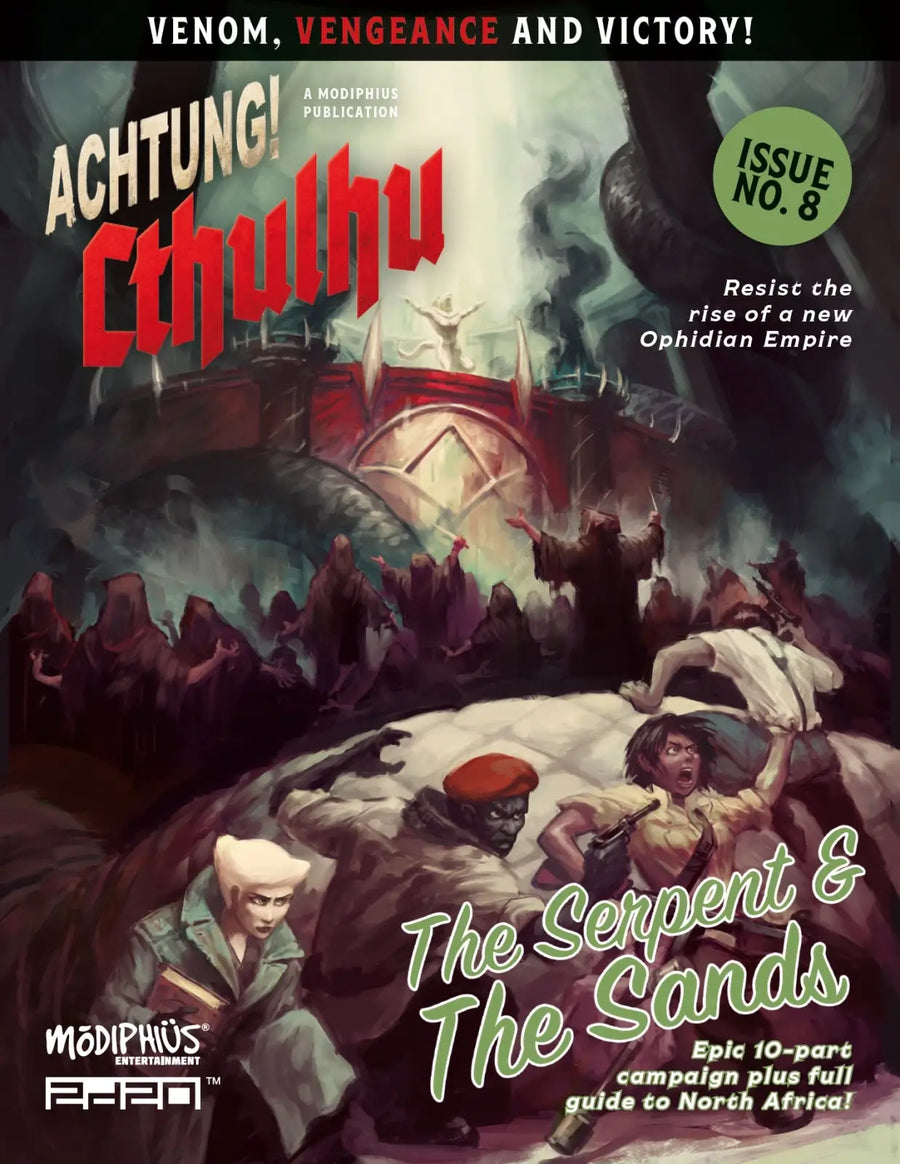 Achtung! Cthulhu 2d20: Serpent and the Sands (EN) - Modiphius Entertainment - Roleplaying Games