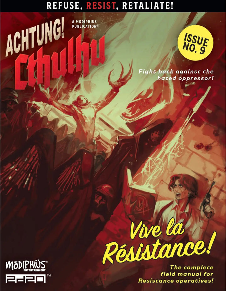 Achtung! Cthulhu 2d20: Vive la Resistance (EN) - Modiphius Entertainment - Roleplaying Games