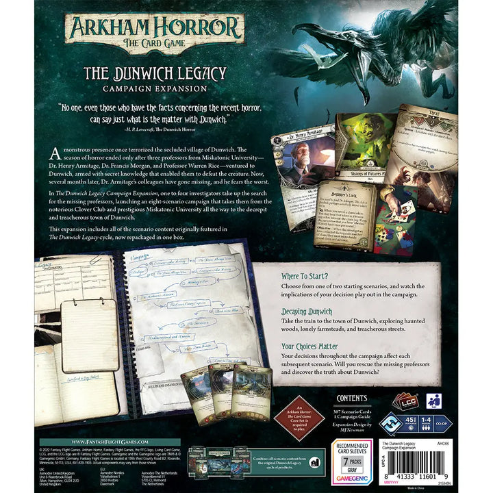 Arkham Horror: The Card Game - The Dunwich Legacy - Campaign Expansions (EN) - Fantasy Flight Games - Card Games