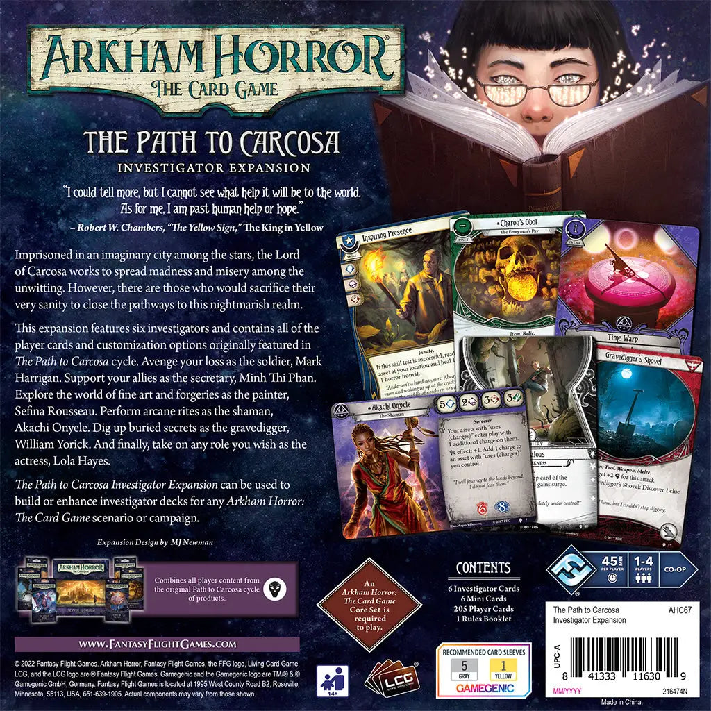 Arkham Horror: The Card Game - The Path to Carcosa - Investigator Expansion (EN) - Fantasy Flight Games - Card Games